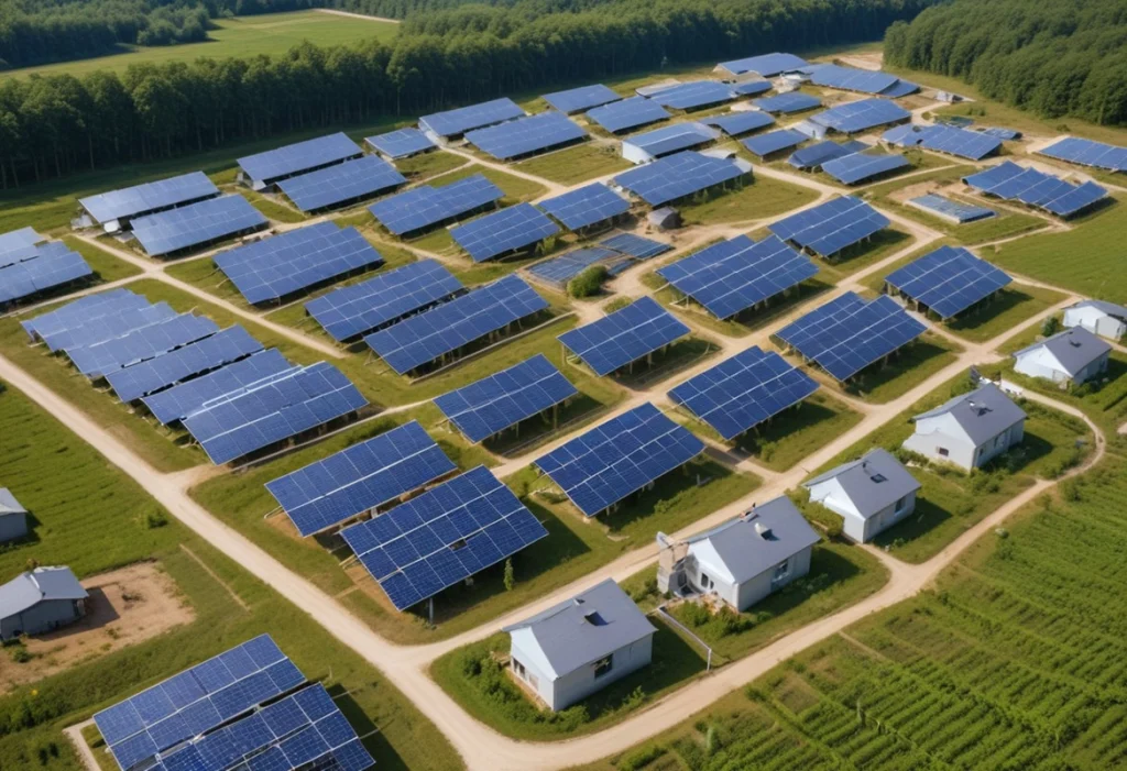Don't have a roof but want to install solar cells? What should I do? 4 solar farm village